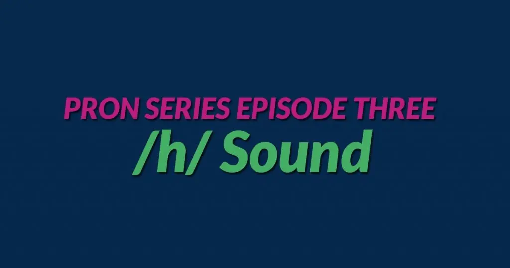 h Sound Pron Series EP 3