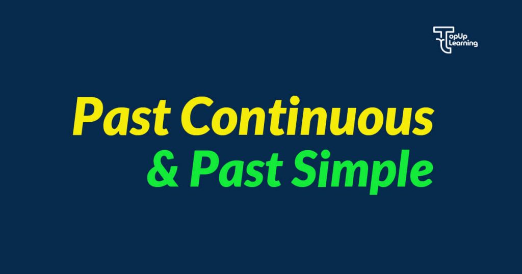 Past continuous and past simple one minute video